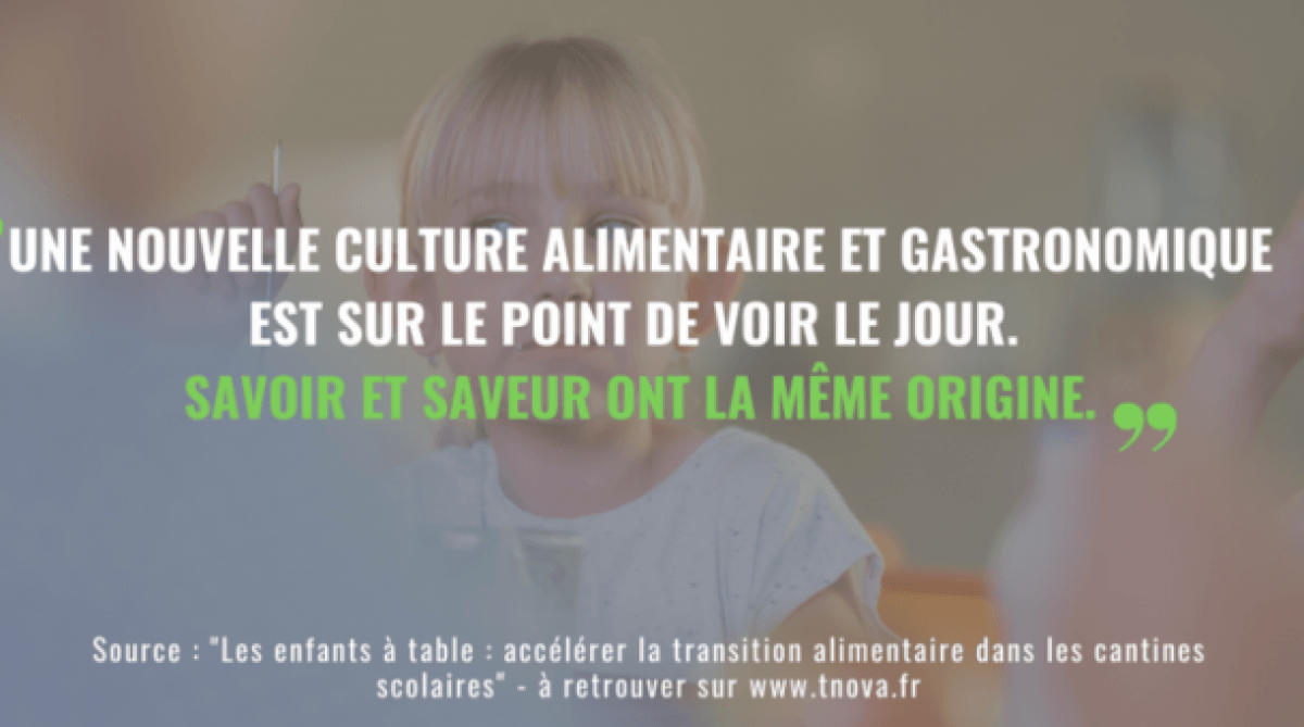 Rapport Les enfants à table avec Terra nova